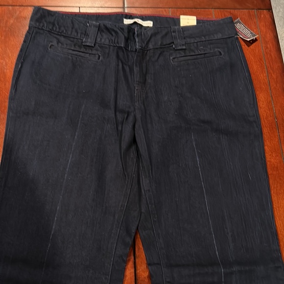 NWT Tommy Hilfiger Premium Denim Dark Blue Wash Boot Cut Jeans Size 14 Oct 2003 - Picture 2 of 16